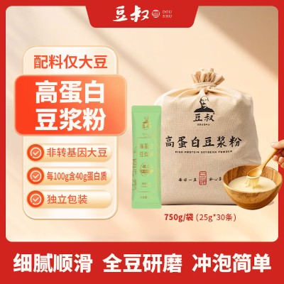豆叔原味高蛋白豆浆粉750g  25g*30条/袋