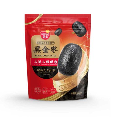 思宏黑金枣 去皮去核蒸枣 独立包装 办公室休闲零食   500g/袋