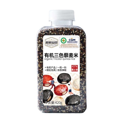 和粮溢田粮π系列有机三色藜麦 420g/瓶